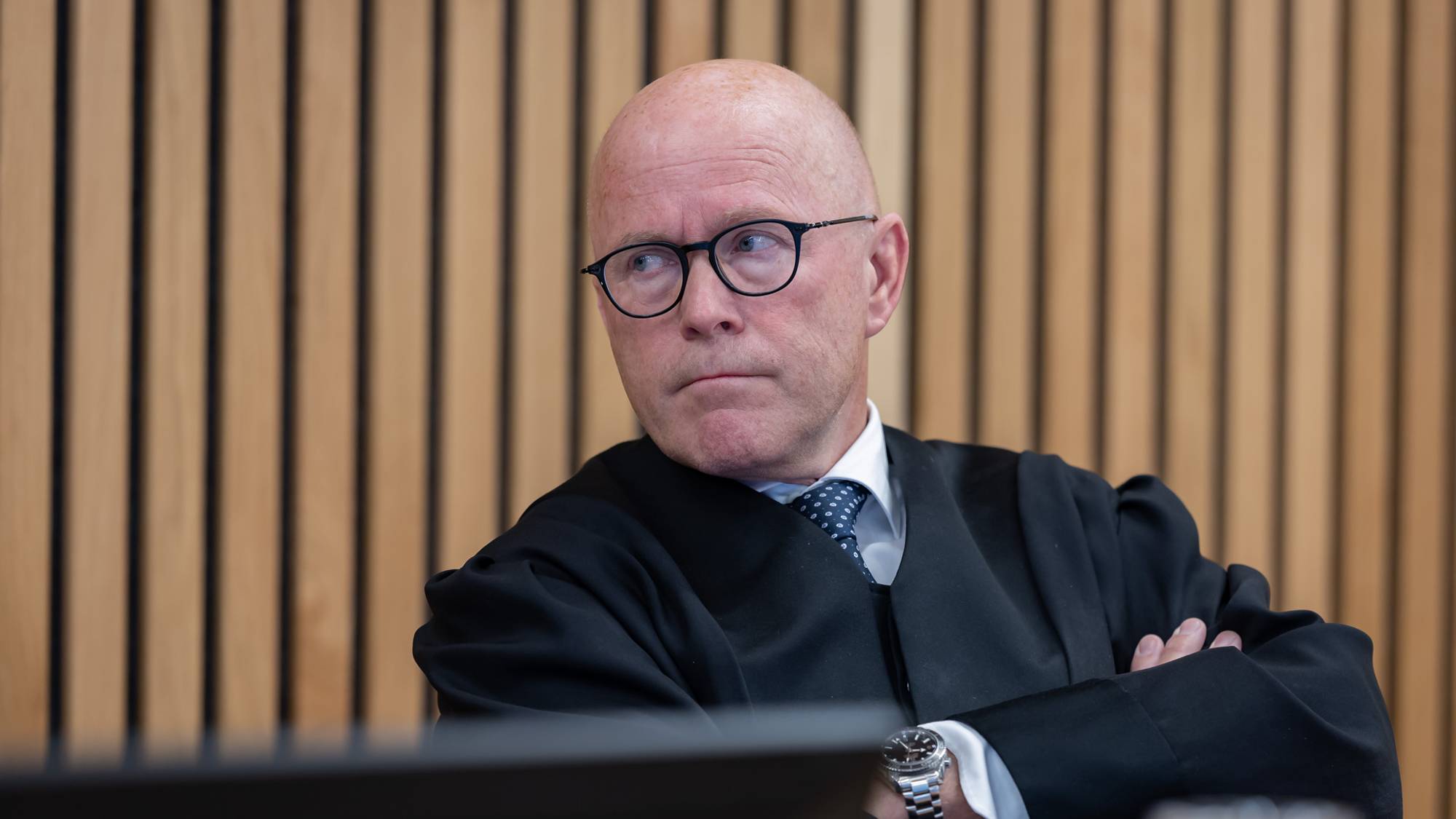 Statsadvnkat Per Morten Schjetne er aktor i rettssaken mot tiltalte Jørn Andersen etter drapet på Marita Løfshus Haugen
