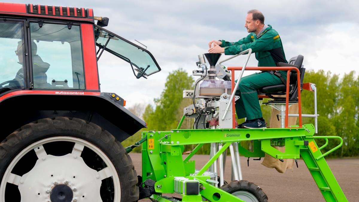 Her får kronprins Haakon prøve seg i våronna
