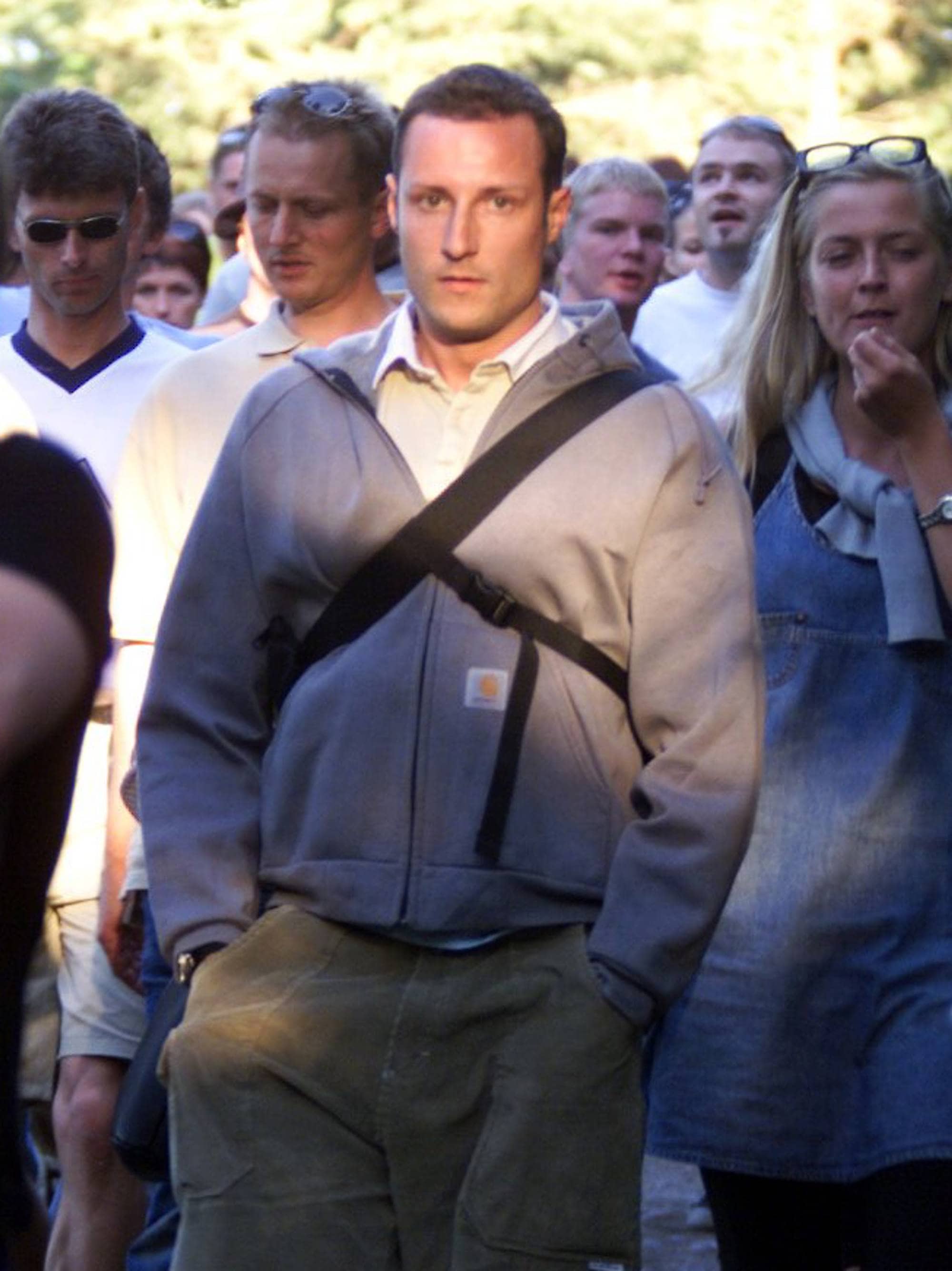 Kronprins Haakon på Quartfestivalen i 1999