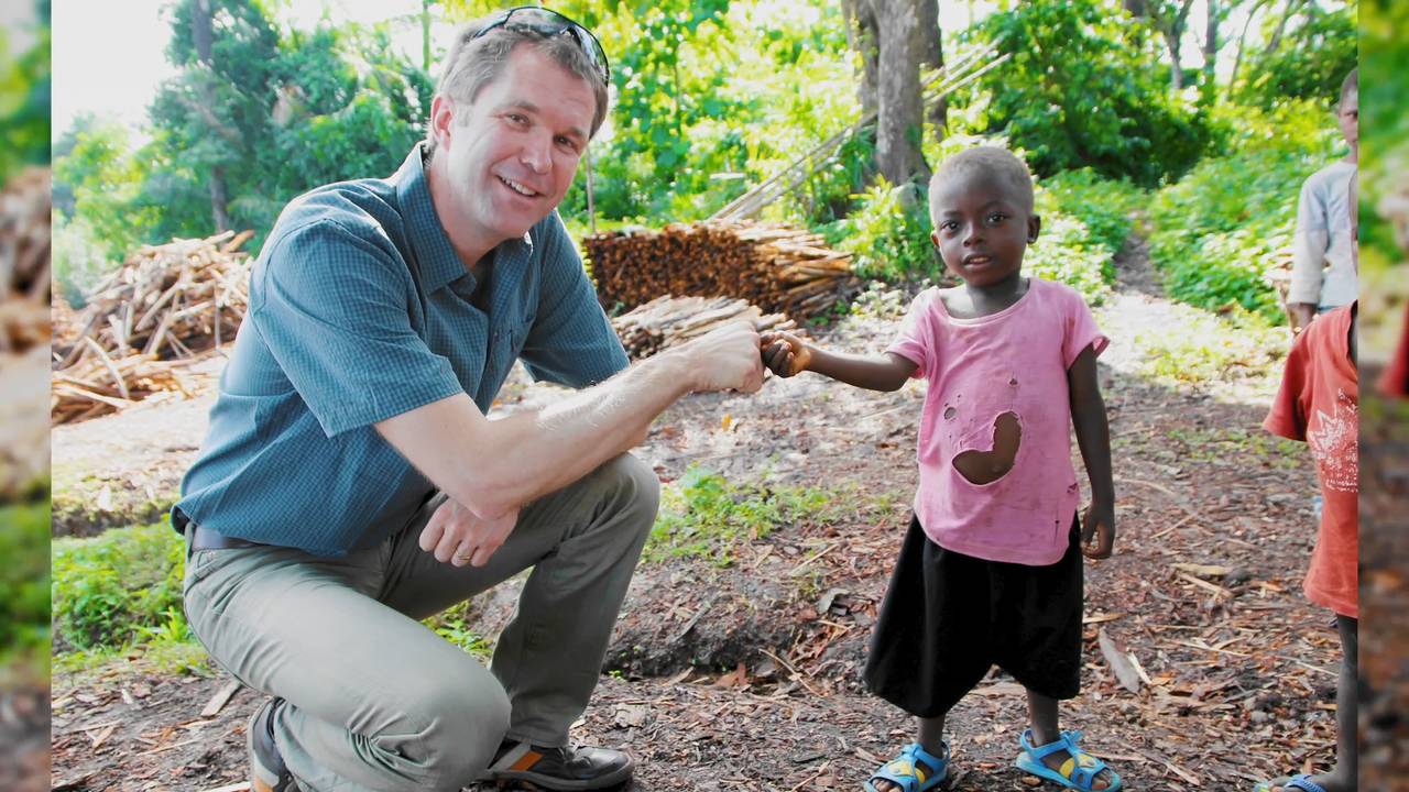 John-Arne Røttingen under Ebolautbruddet i Vest-Afrika i 2014.