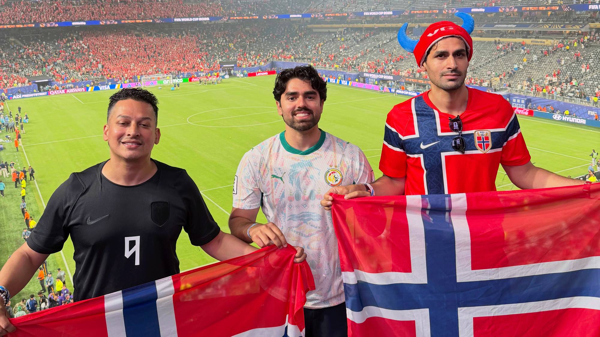 Javad Mushtaq i kampen Norge - Senegal