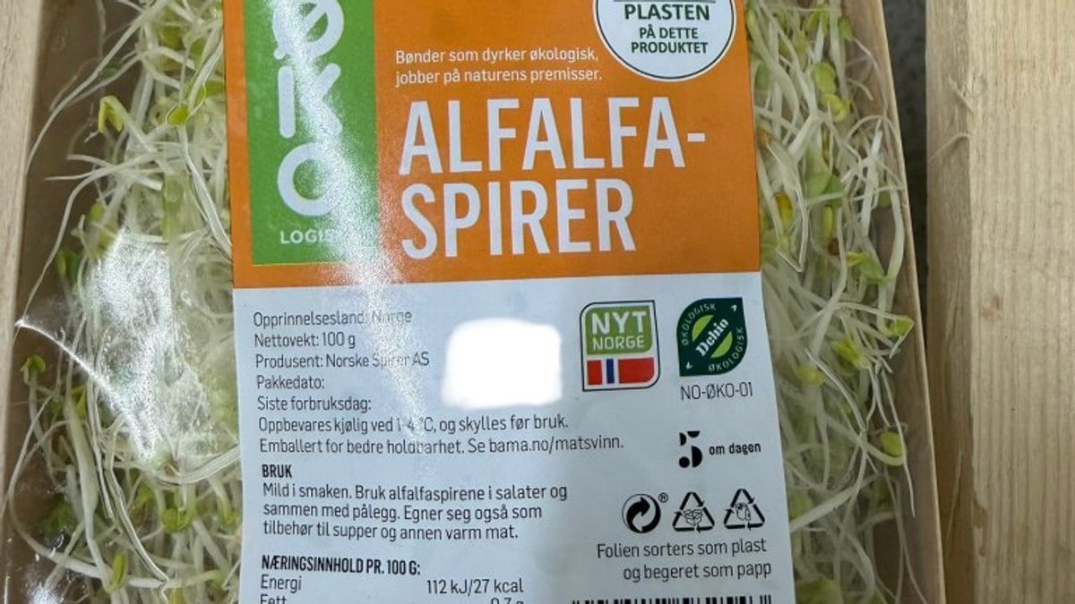 Mattilsynet: Spirer tilbakekalles etter funn av Salmonella