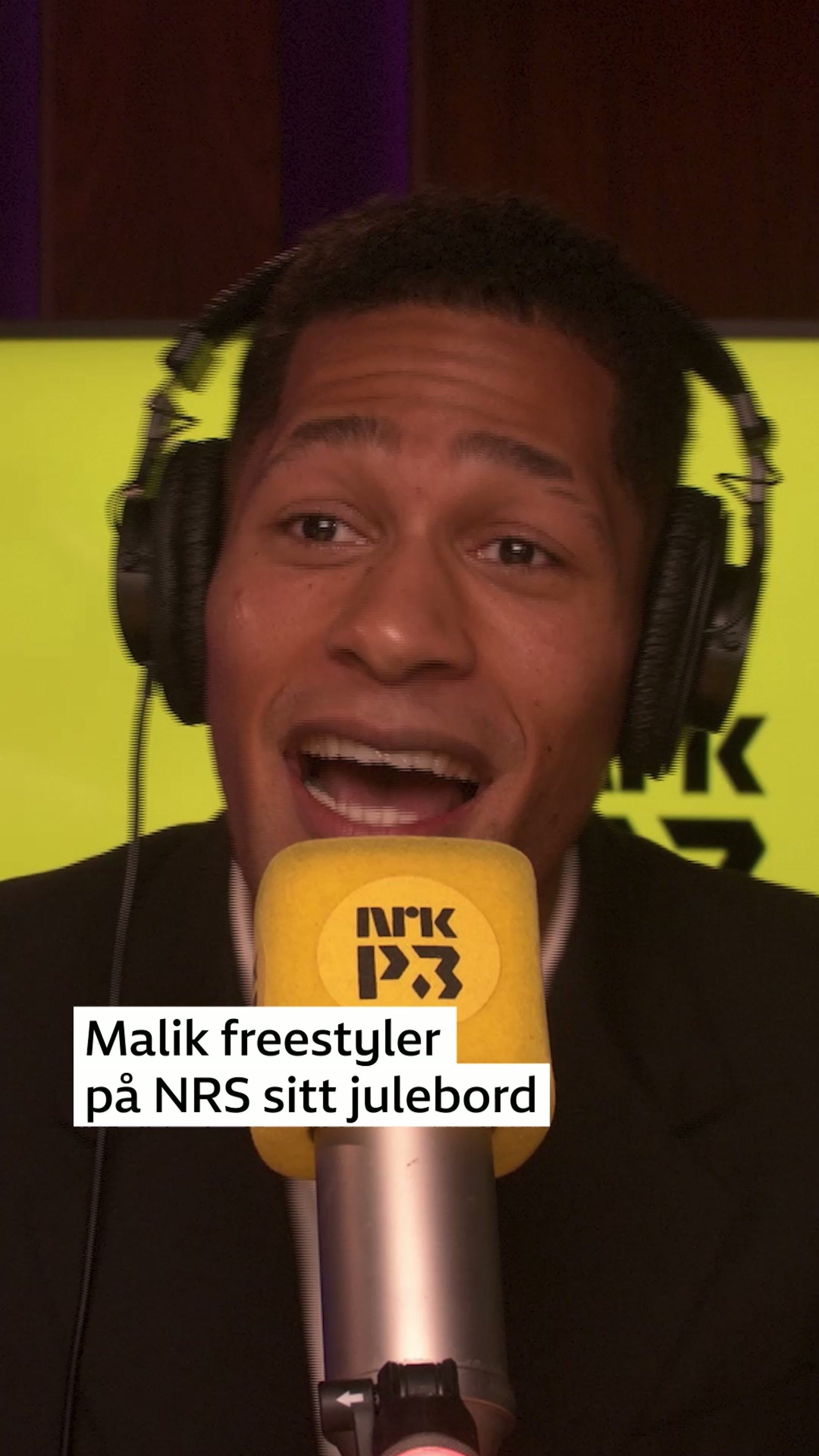 Malik freestyler på «National Rap Show» – NRK