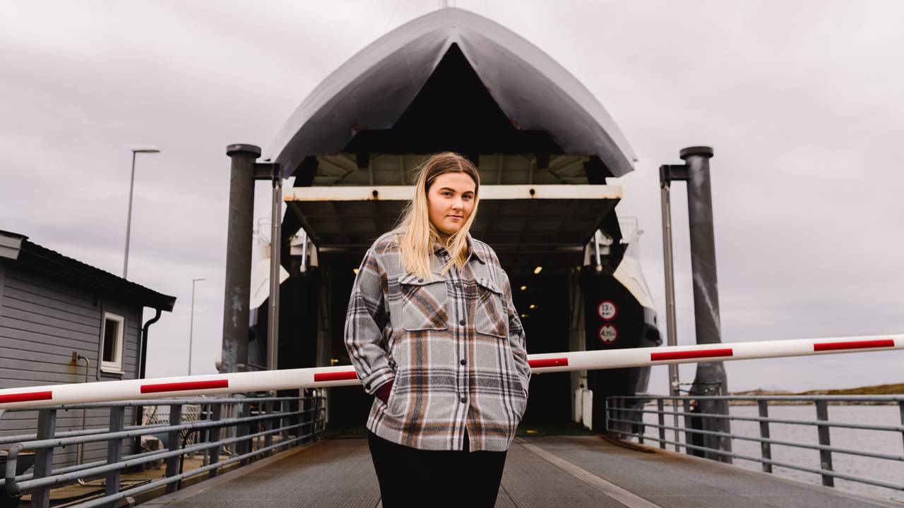 Cecilie Jørgensen på Træna