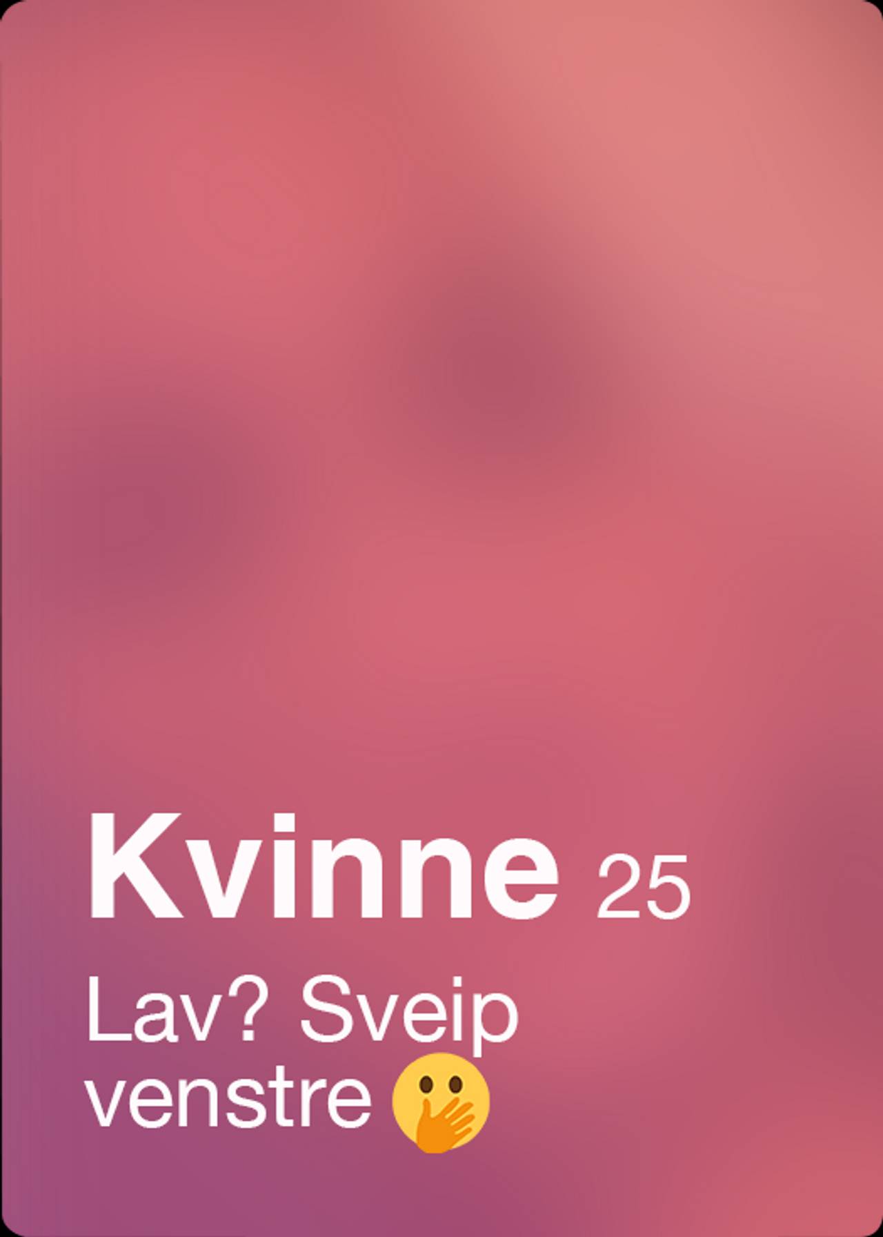 Tinderprofil med høydekrav - 13