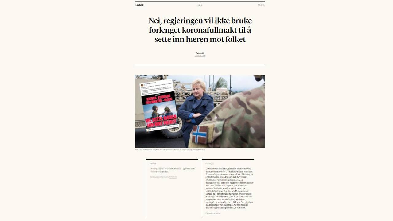 Falske nyheter i Norge