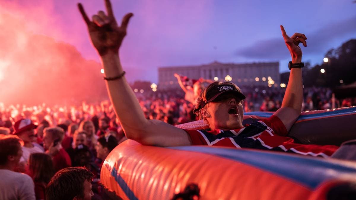 Mye folk, flere skader og slagsmål. Slik endte folkefesten.