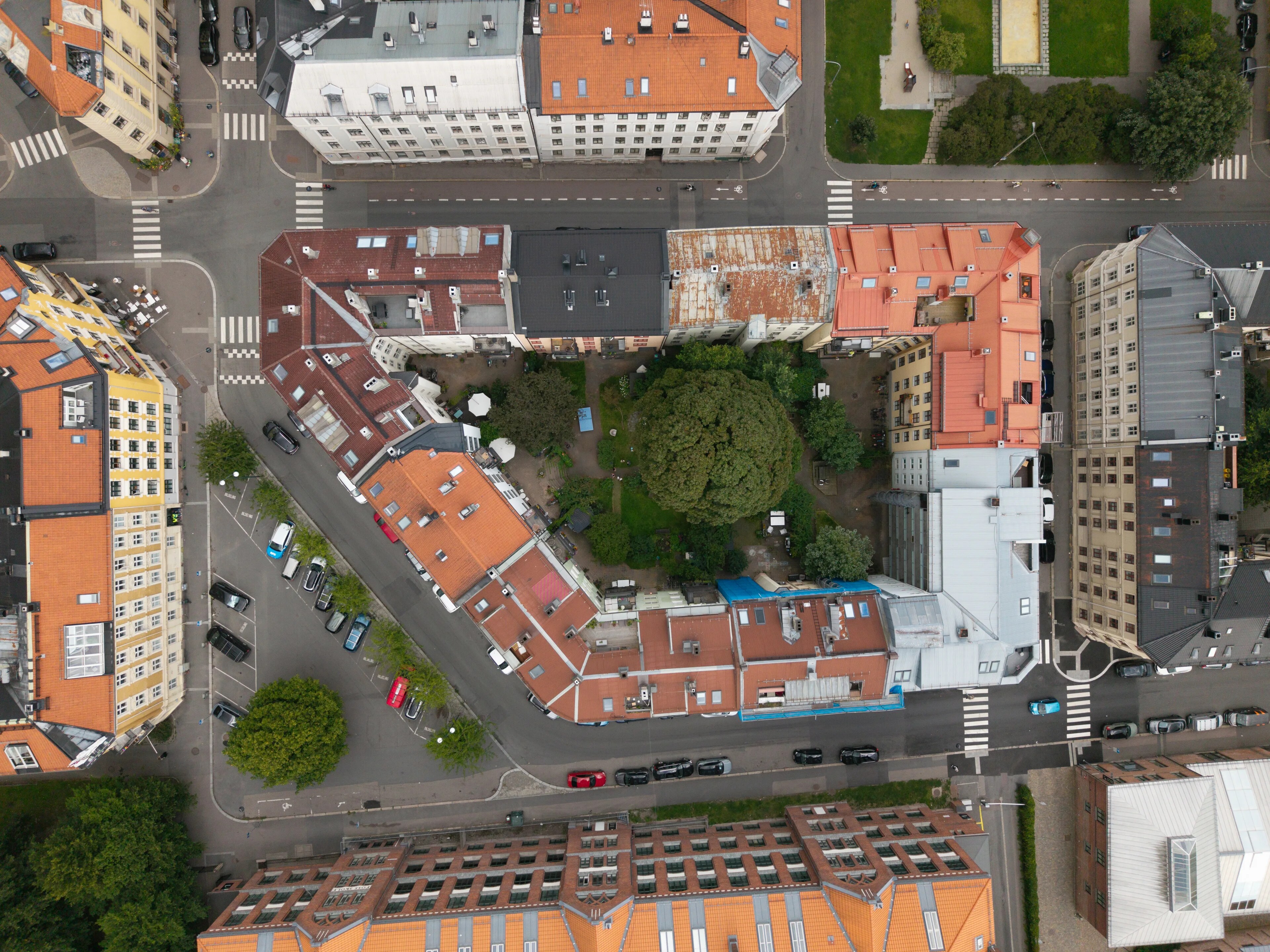 Dronebilder av Markveien Grnerløkka