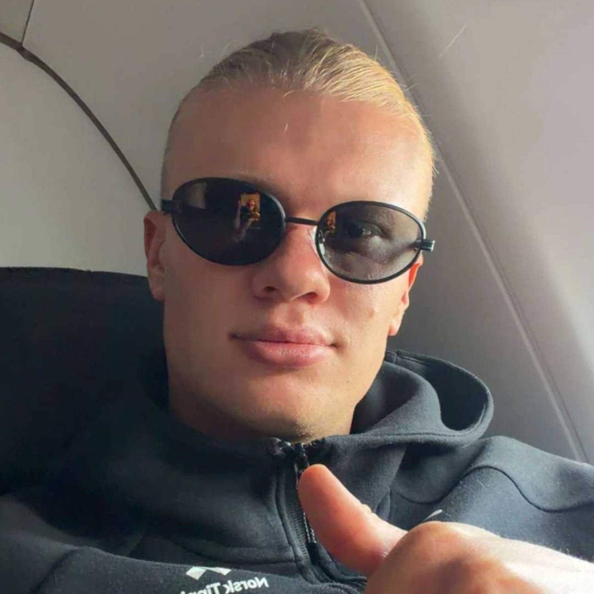 Erling Braut Haaland på snapchat