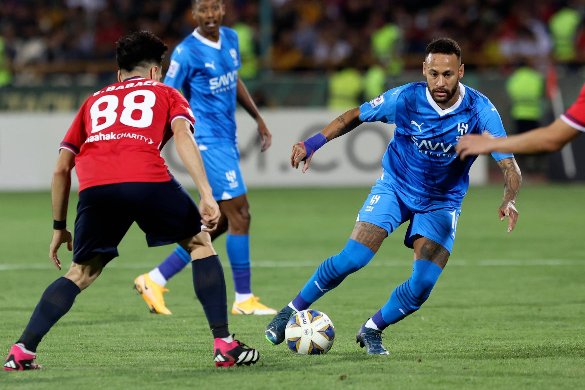 Neymar i aksjon for Al Hilal.