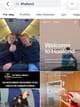 Foto: Skjermdump #halland på Instagram domineres av bilder av Erling Braut Haaland