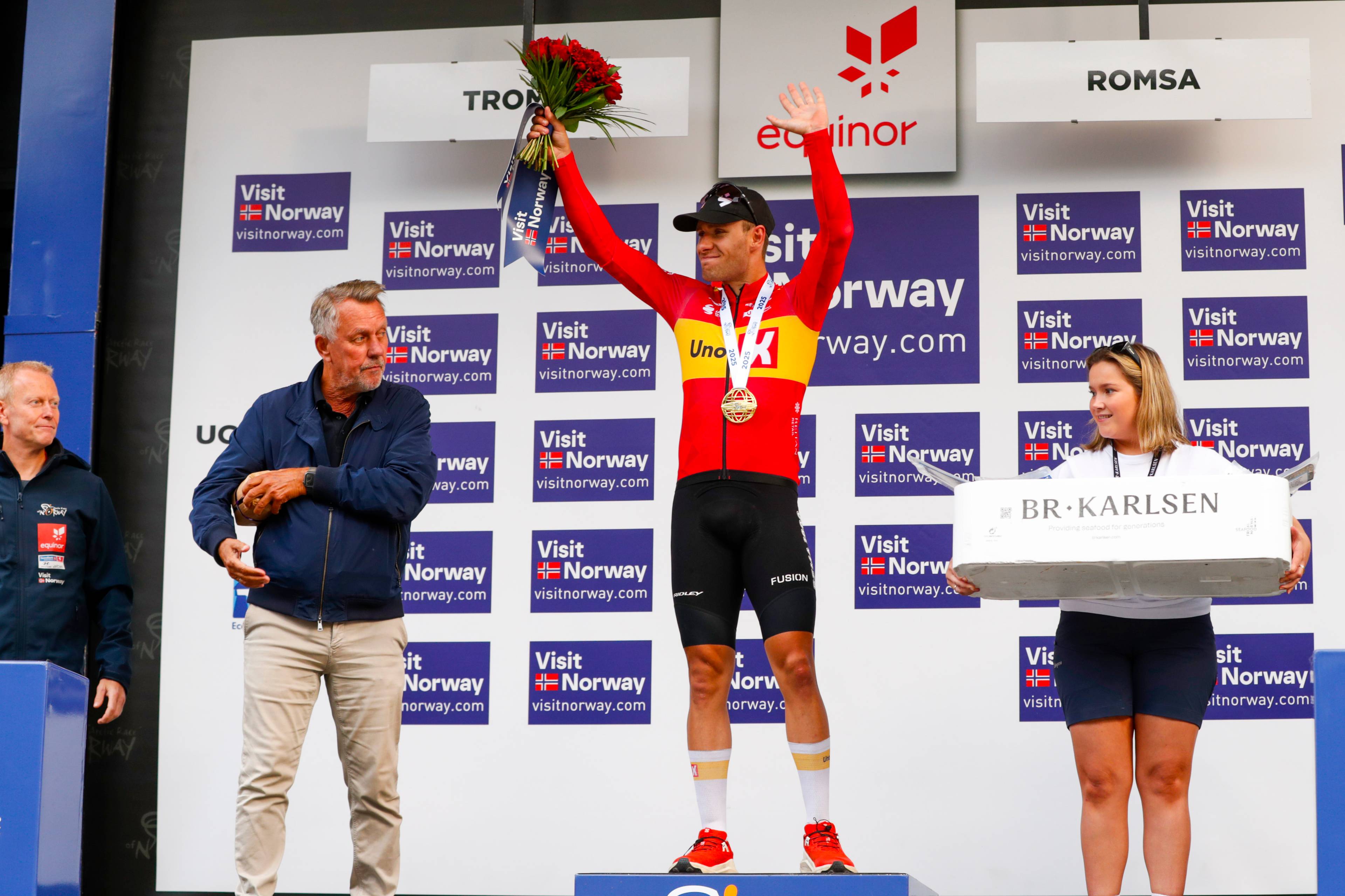 Fredrik Dversnes vant avslutningsetappen i Arctic Race of Norway.