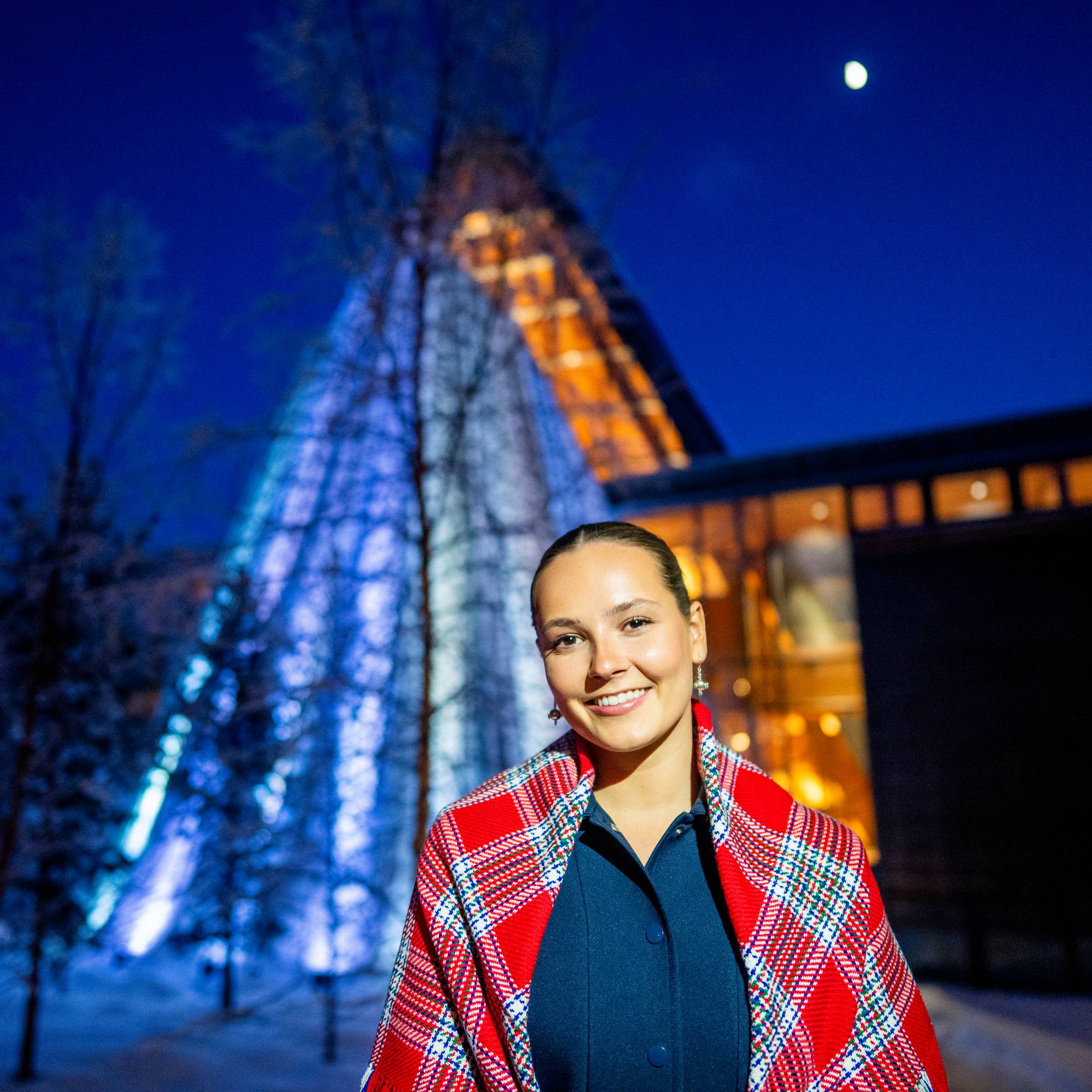 Prinsesse Ingrid Alexandra foran Sametinget