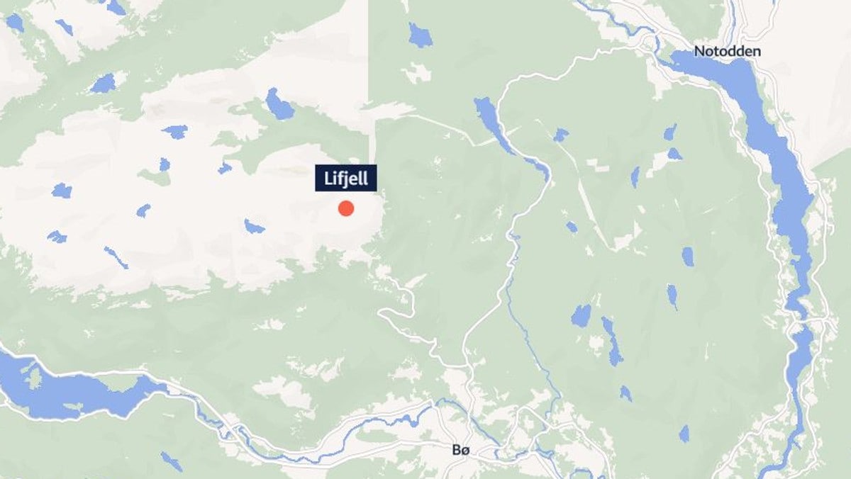 Barn savnet på Lifjell i Telemark