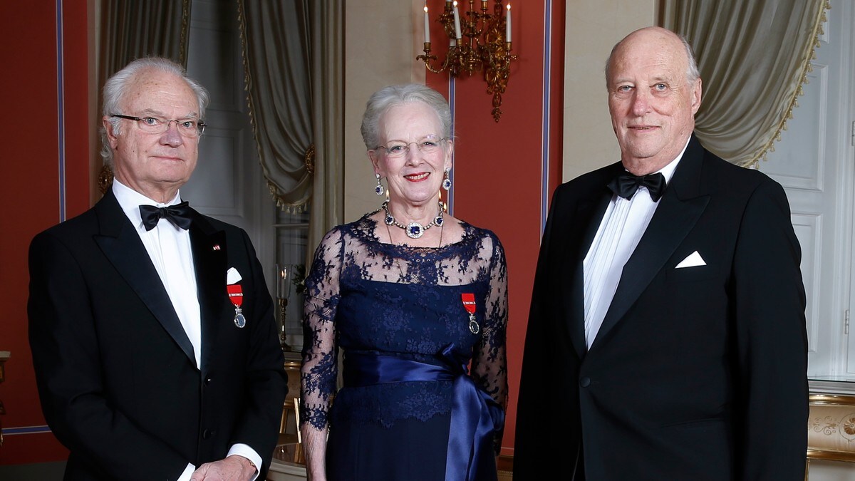 Dronning Margrethe av Danmark har korona