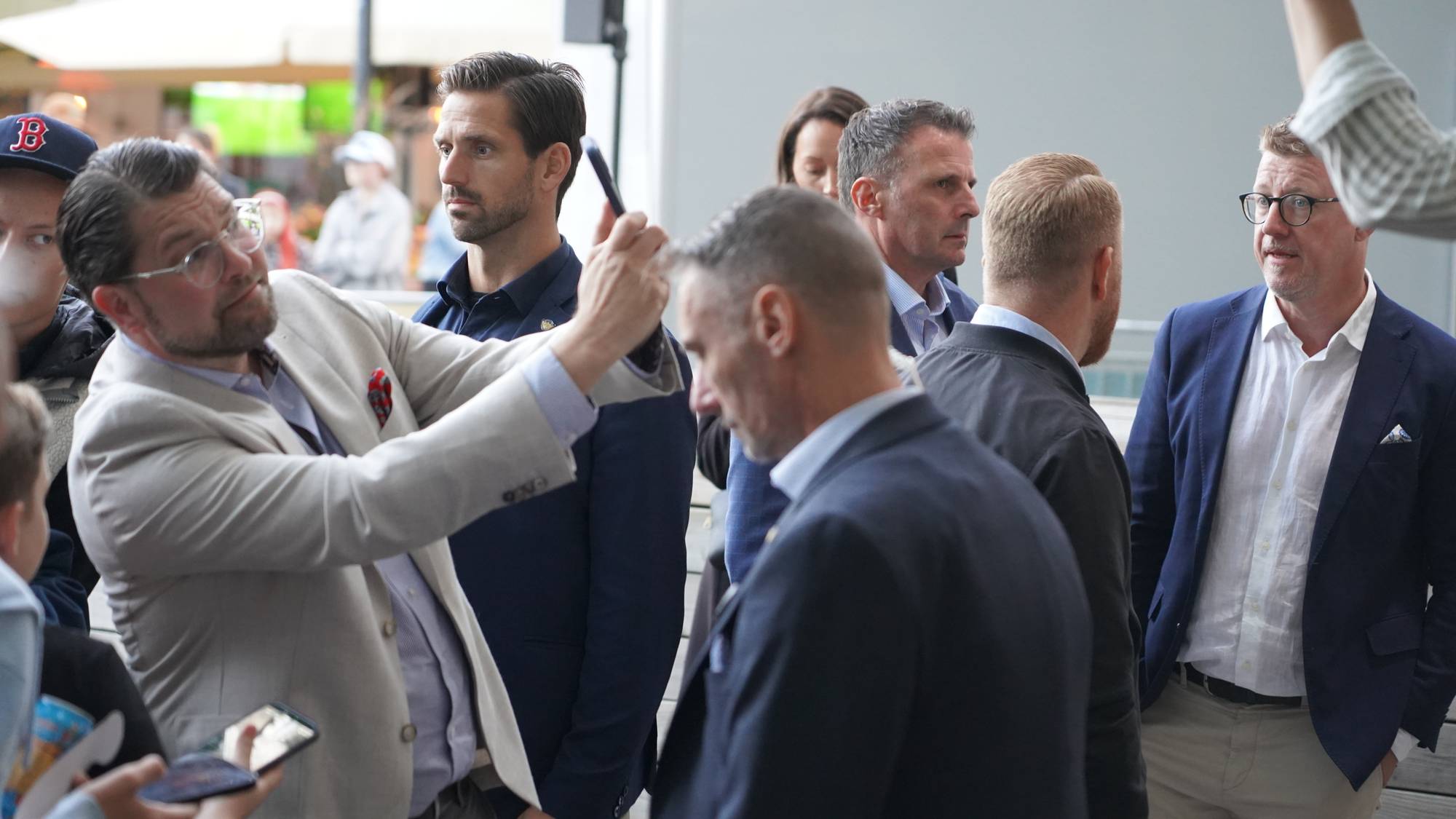Jimmie Åkesson, Sverigedemokraterna, driver valgkamp i Kalmar
