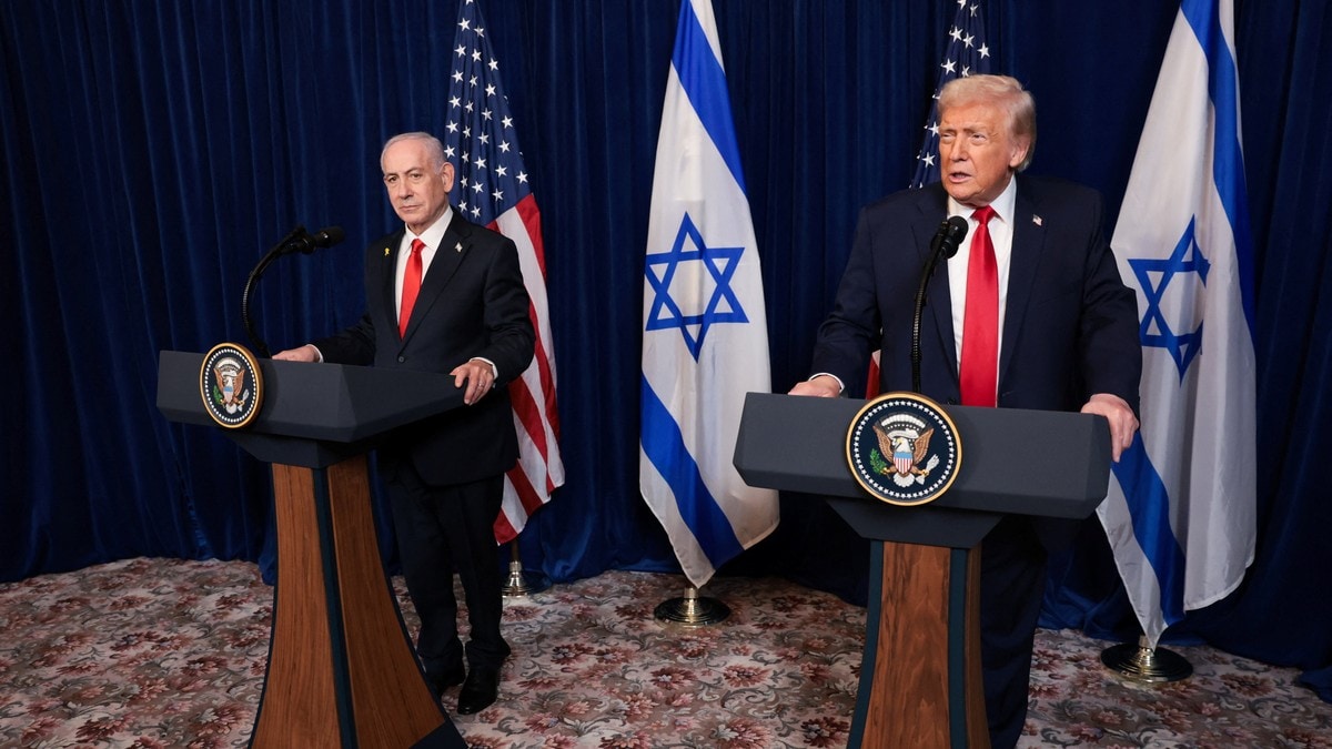 Trump etter møte med Netanyahu: – Helvete vil bryte laus om ikkje Hamas legg ned våpena