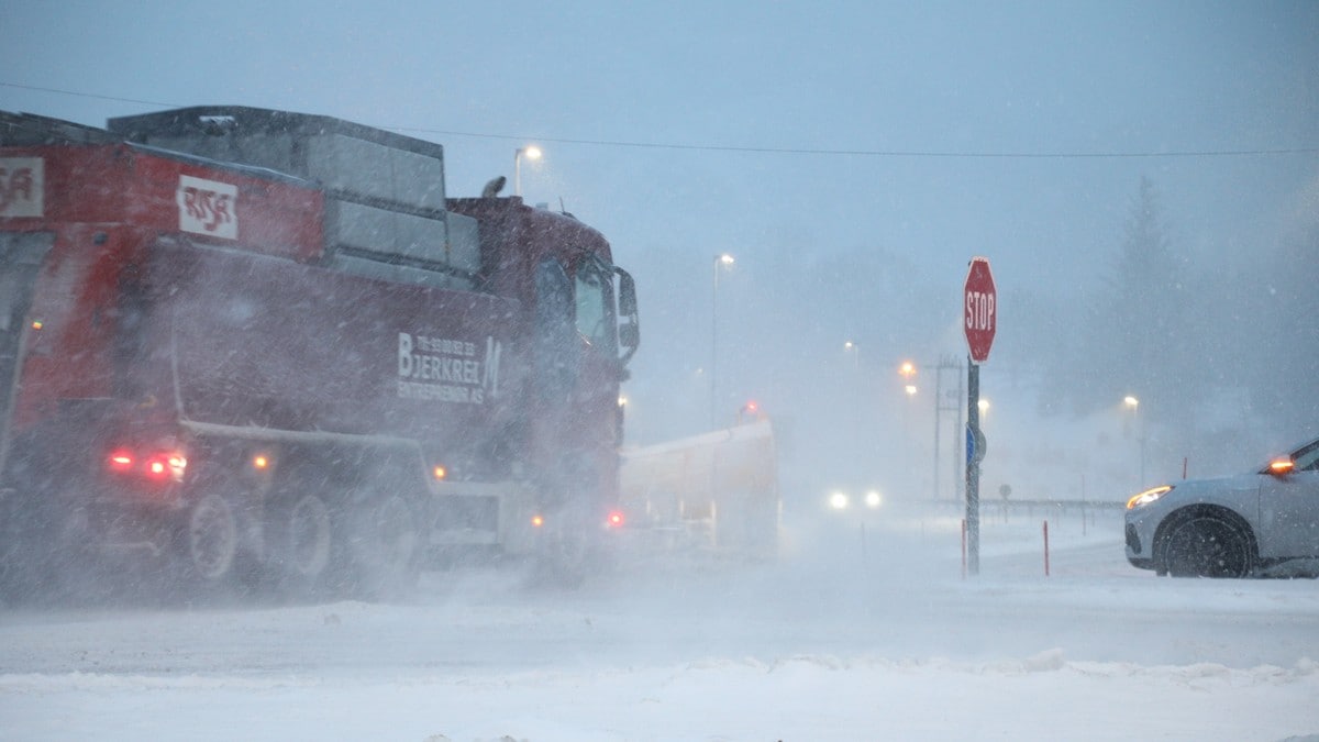 Snøværet i gang i sør: Utvider gult farevarsel