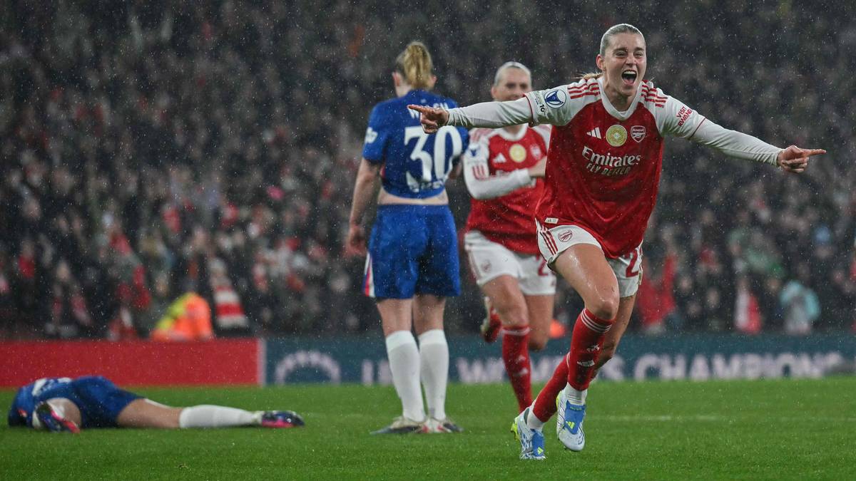 Arsenal vann mot Chelsea i Meisterliga-kvartfinale