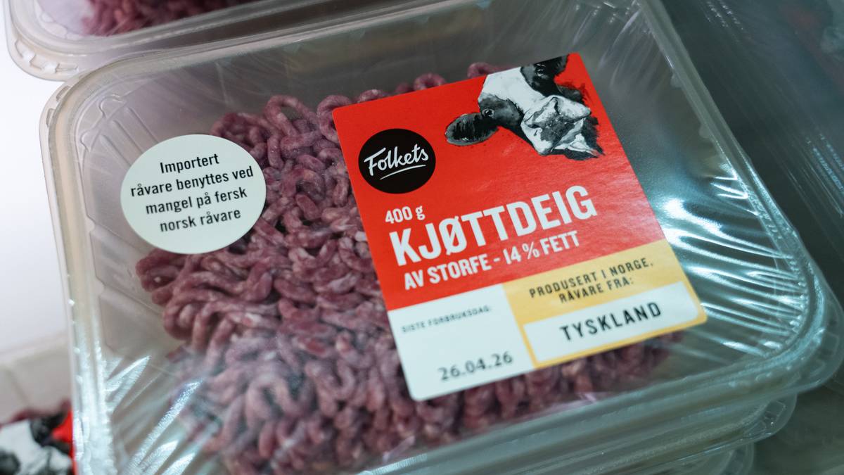 Mangel på norsk kjøttdeig i butikkane – importen er tredobla