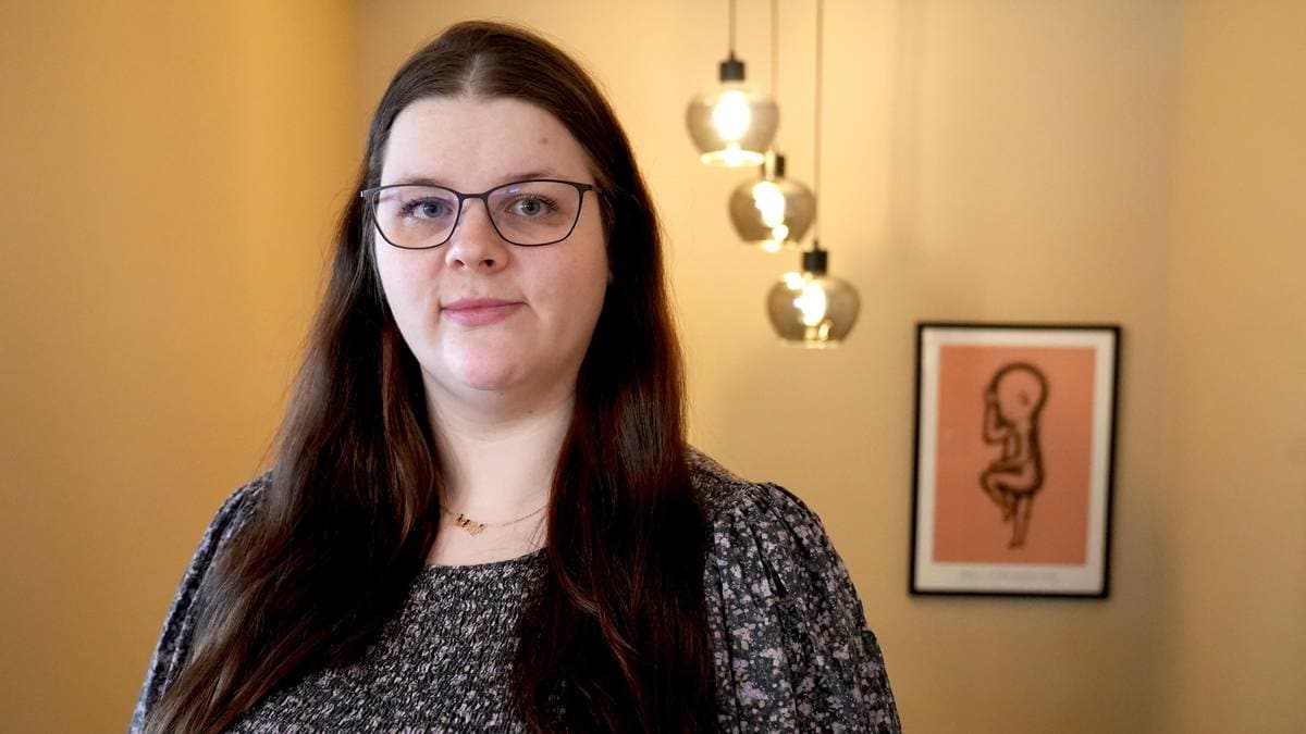 Eitt år etter fødselen, har Iril framleis restar i livmora