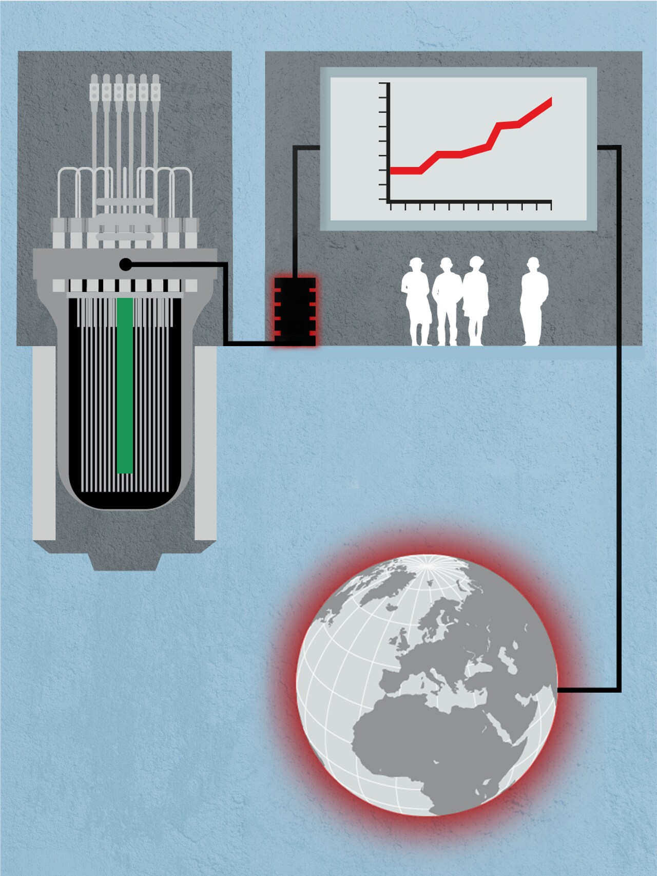 Atomreaktor illustrasjon del 4