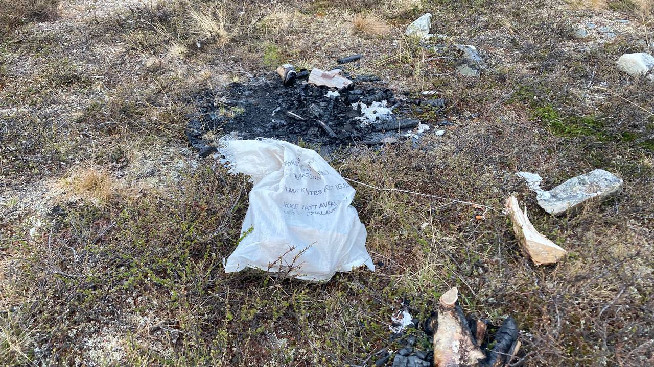 Forsøpling ved Goččesjávri