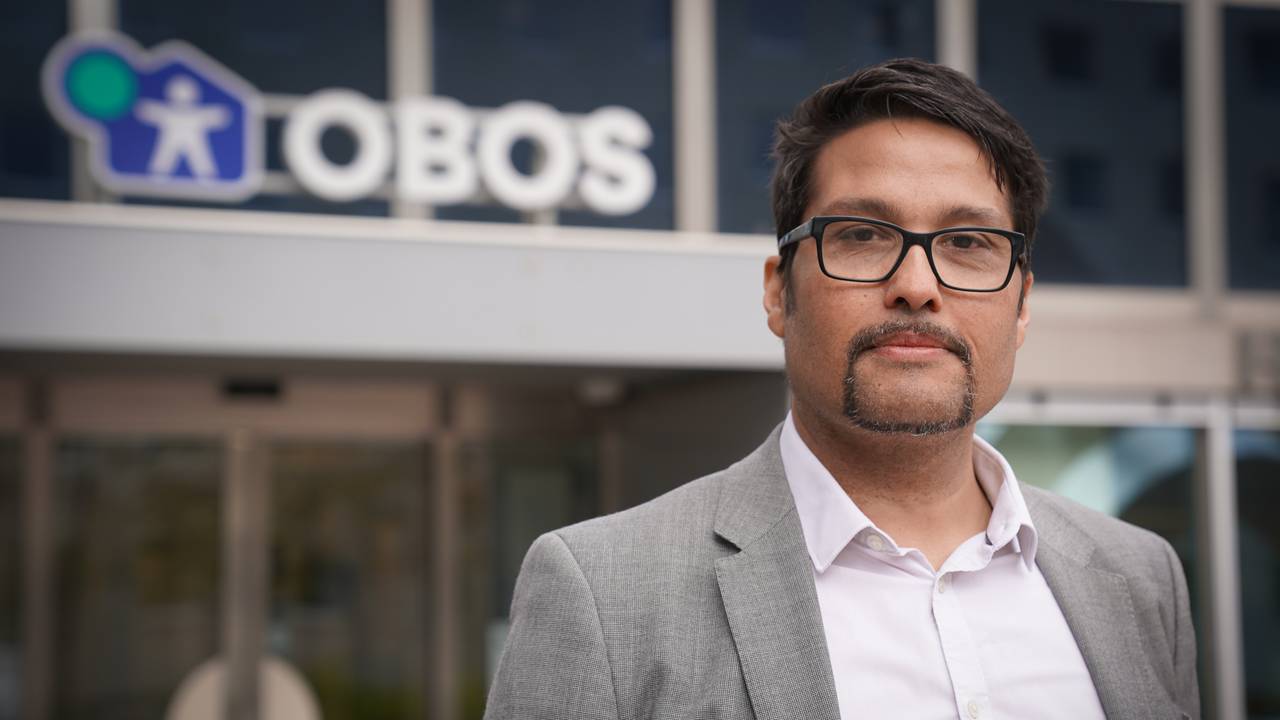 Konsernsjef Daniel Siraj i Obos.