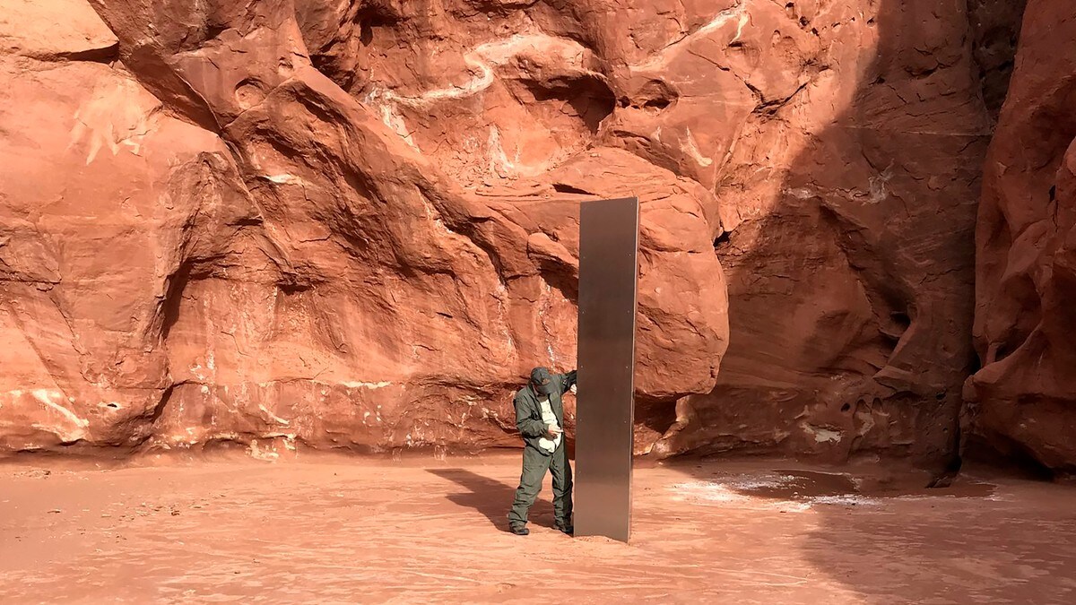 Metallplate funnet i ørkenen i Utah