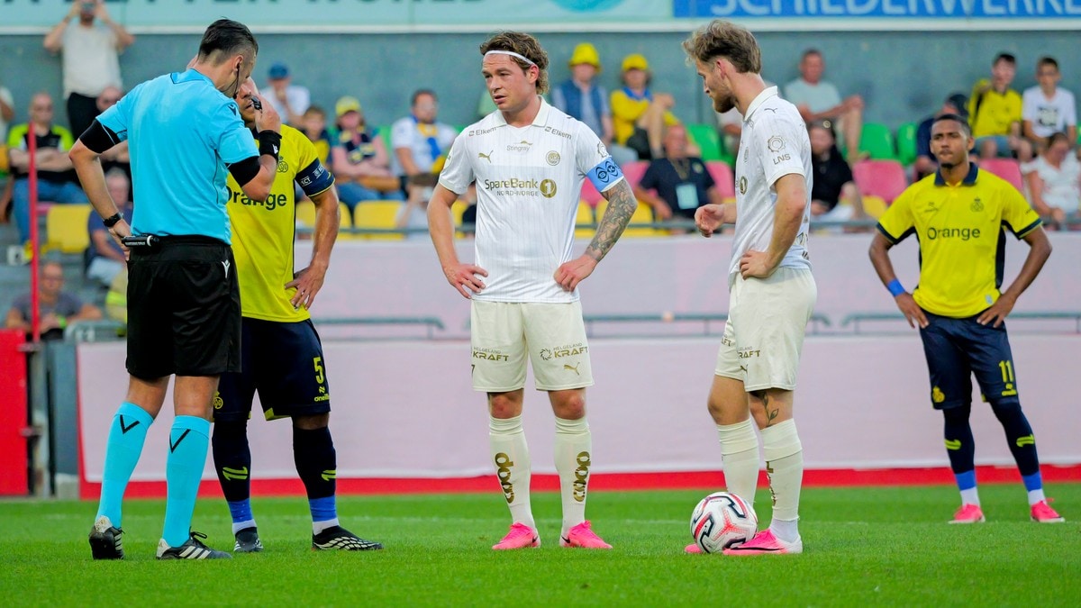 2-2 ved pause i Belgia