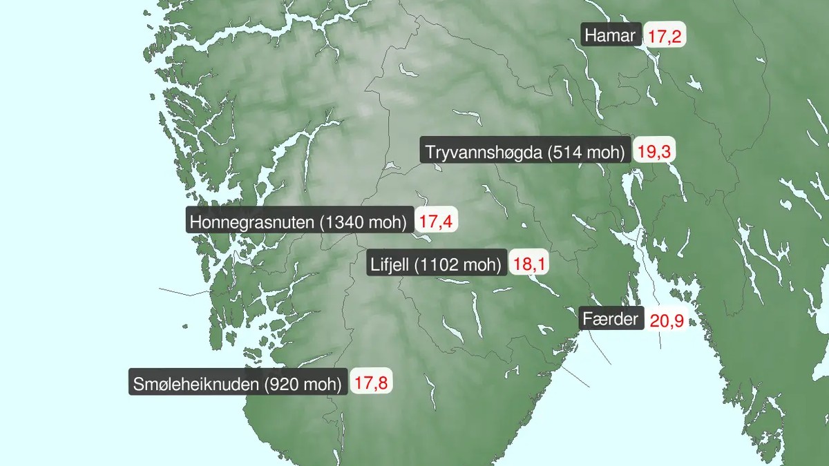 Årets første tropenatt: Færder fyr