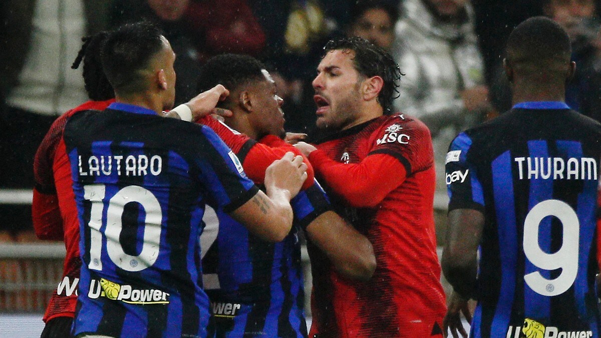 Kokte over i derby - tre røde kort på overtid da Inter tok ligatittelen