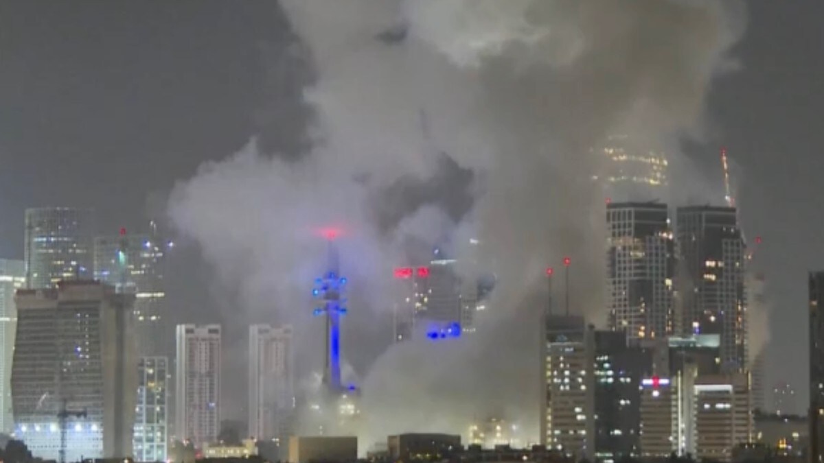 Eksplosjoner over Tel Aviv og Jerusalem