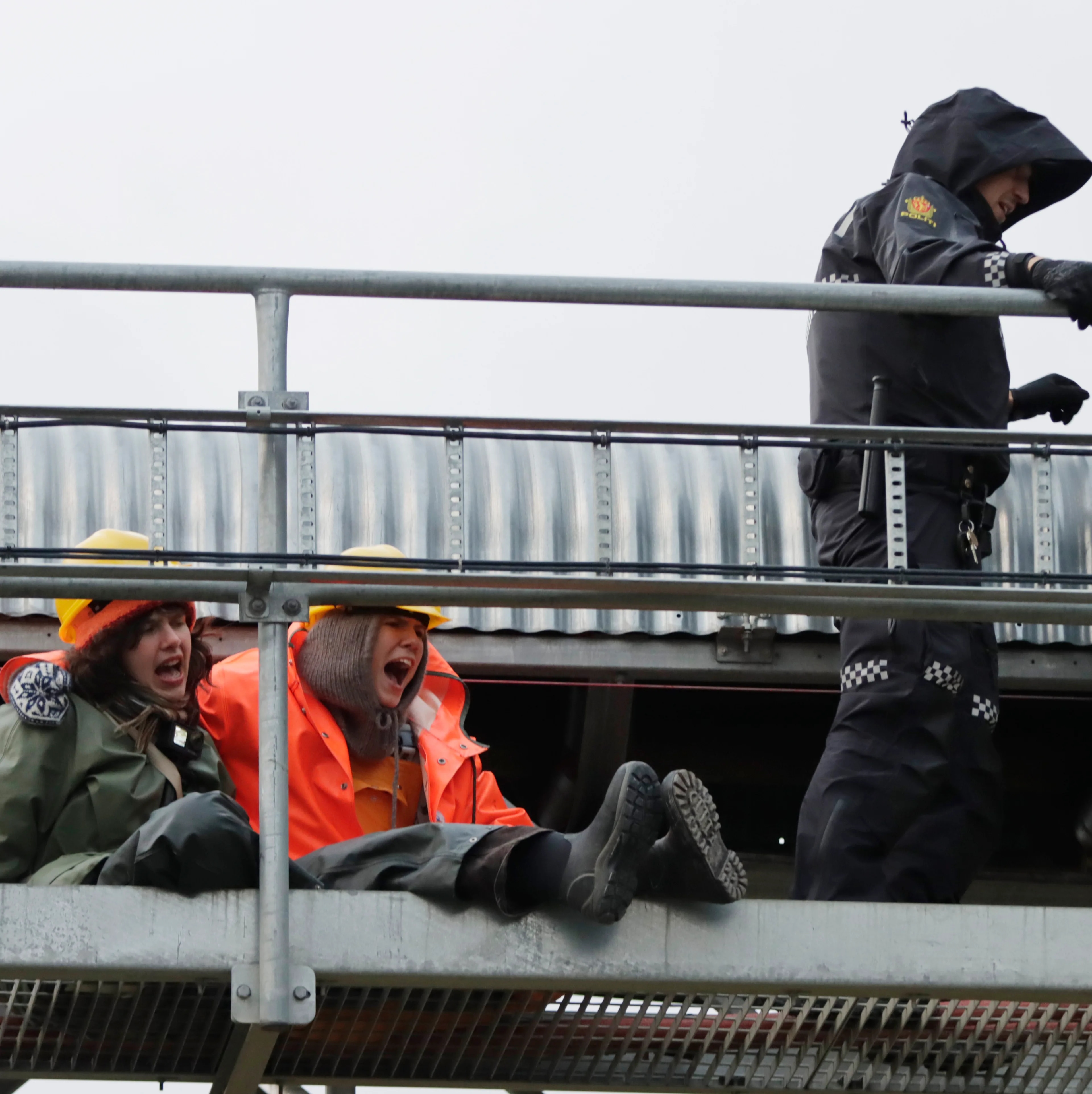 Politiet fjerna aksjonistar på Nordic Mining