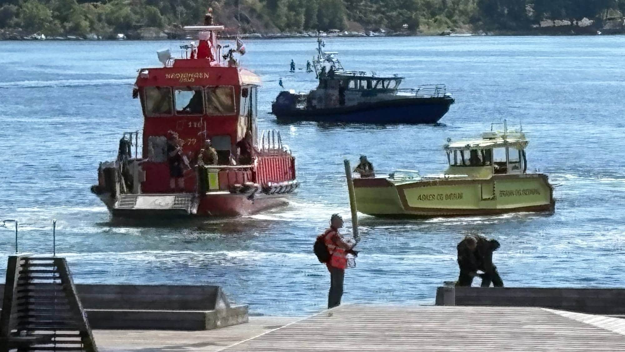 Mange nødetater på plass på Sørenga i Oslo