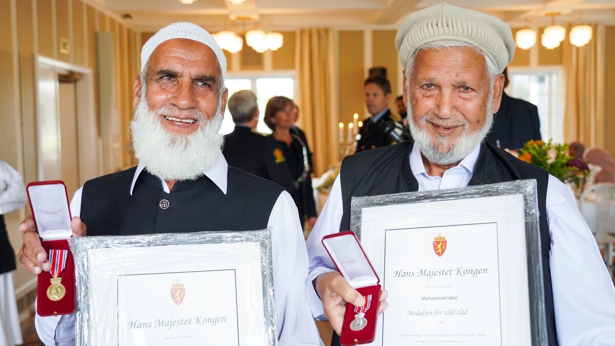 Medalje til heltane frå Al-Noor