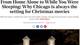 Foto: Faksimile: / Independent Skjermdump fra independent hvor det står: «Why Chicago is always the setting for Christmas movies»