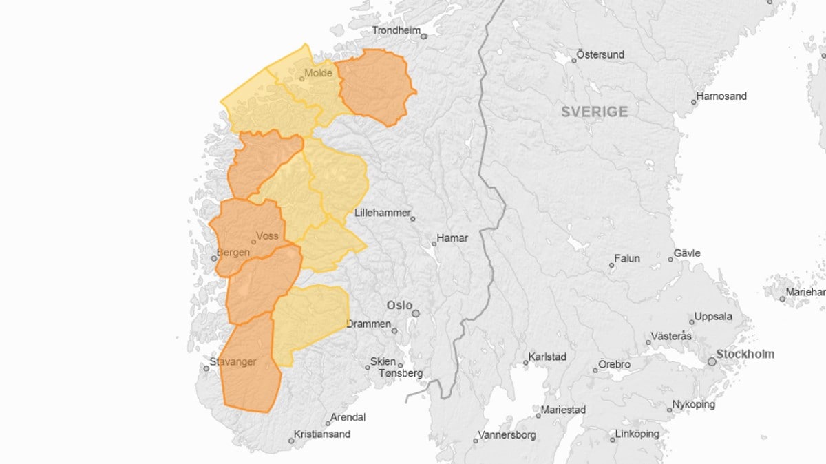 Dårleg vêr på fleire fjellovergangar