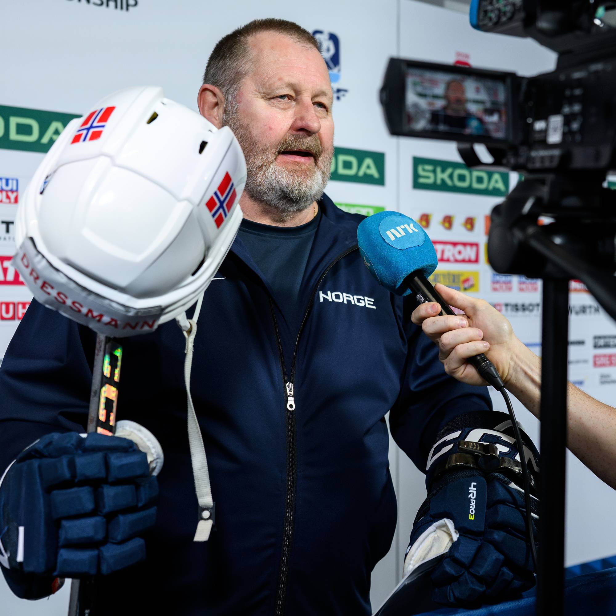 Petter Thoresen intervjues av NRK