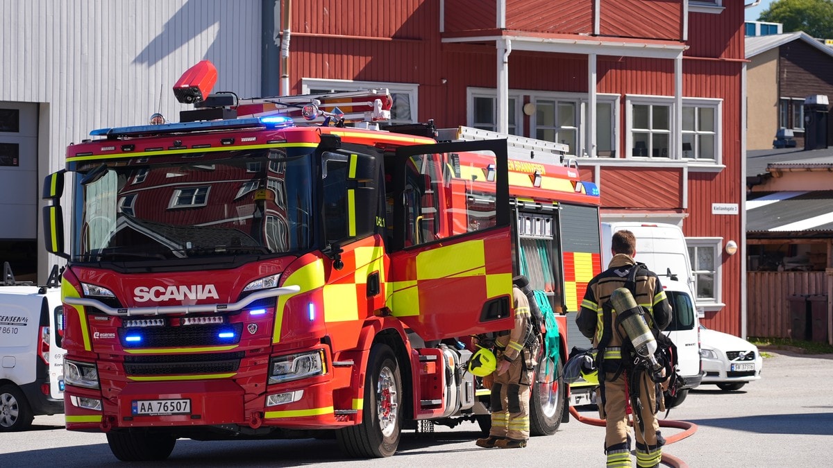 Gasslekkasje av propan i Halden sentrum