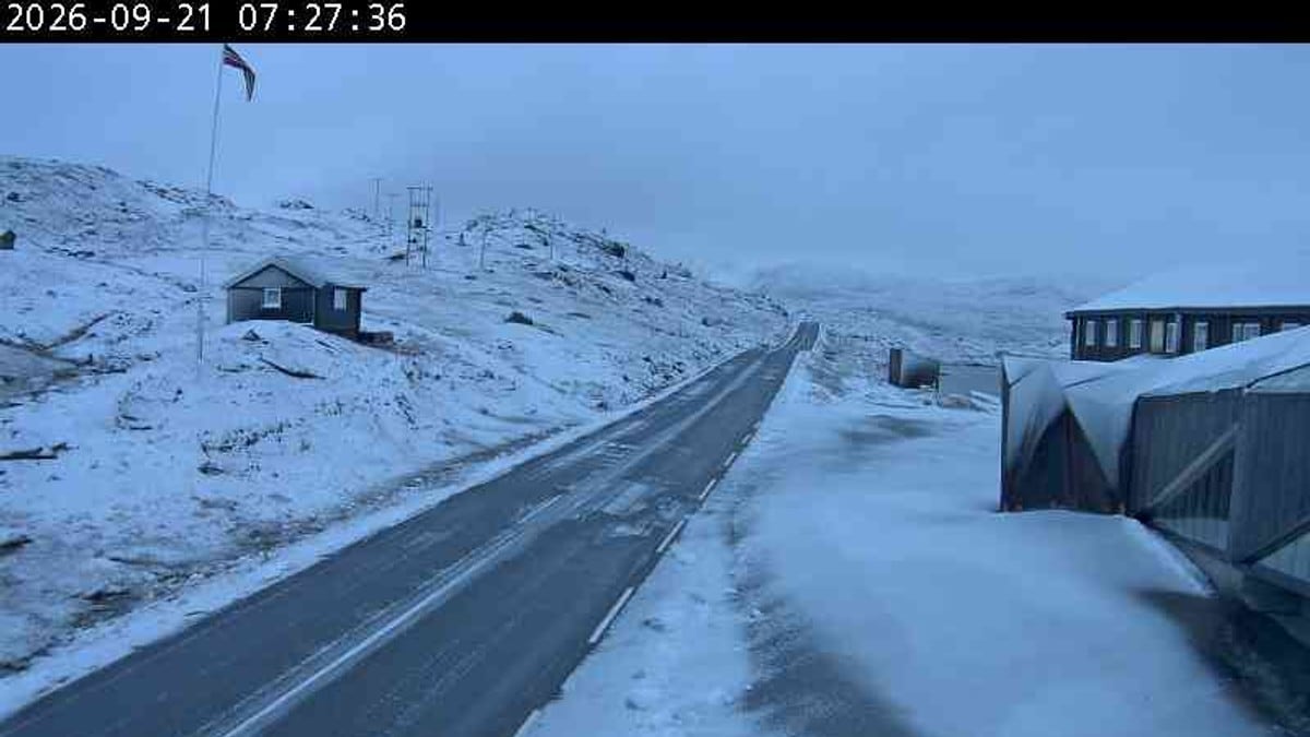 Snø på Sognefjellet