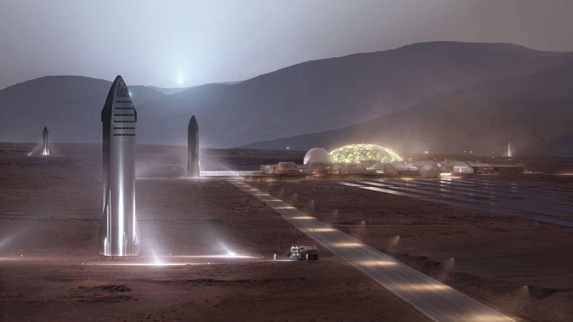 Starship på Mars