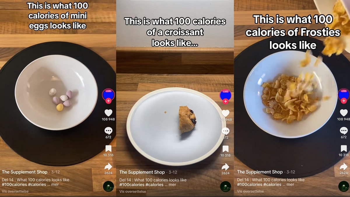 Åtvarar mot TikTok-trend: – 13-åringar skal sleppe å tenkje på kaloriar