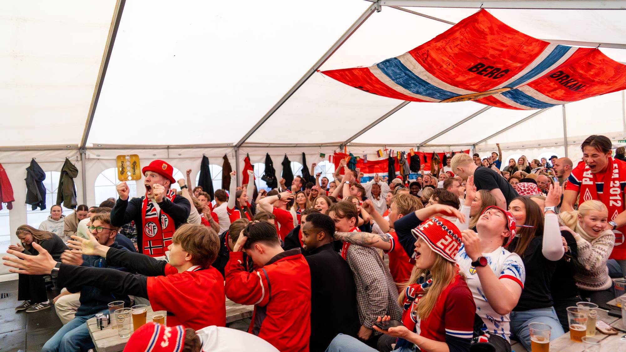 Stemning i Bodø telt VM-fest