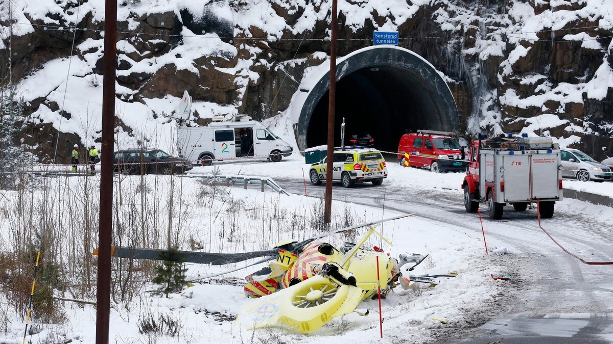 Helikopter styrtet ved Sollihøgda – Siste nytt – NRK