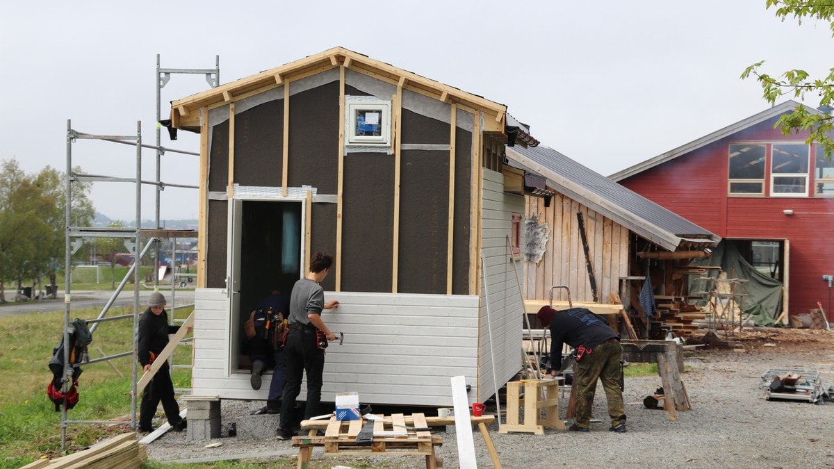 Startet landets første linje for bygging av minihus