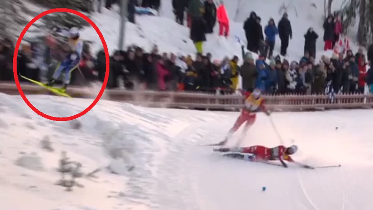 Dramatic Collision Involving Norwegian Cross-Country Skiers: It Was Dramatic