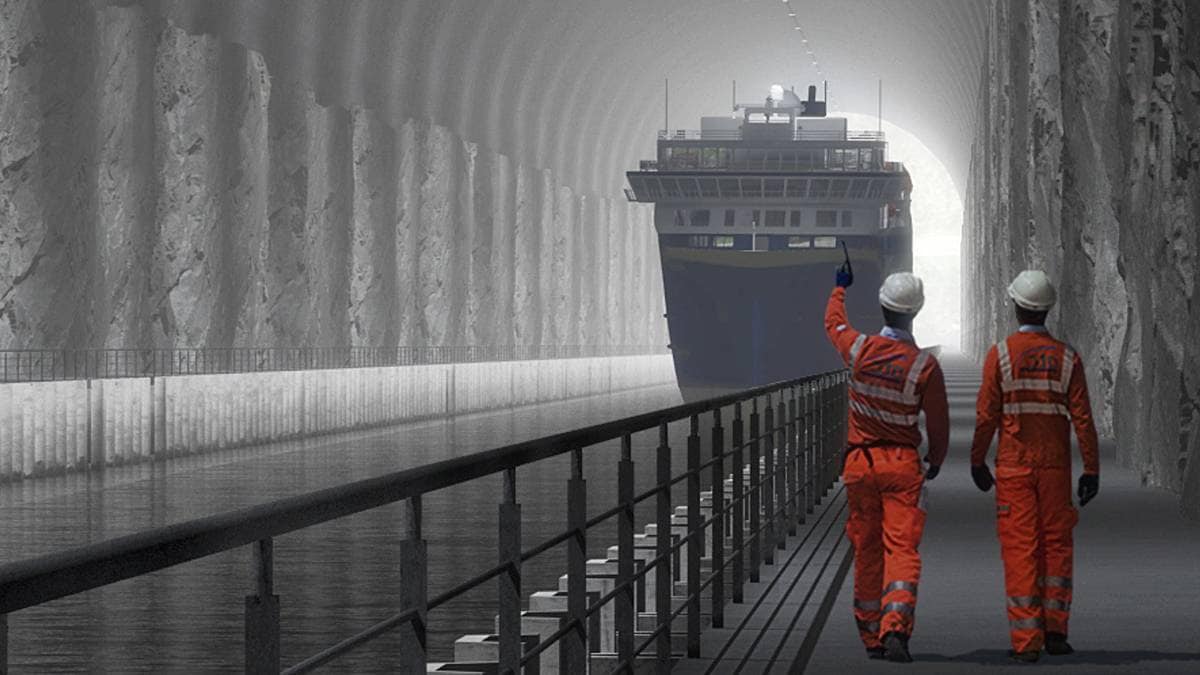 Ny pris på Stad skipstunnel: 800 millionar billigare