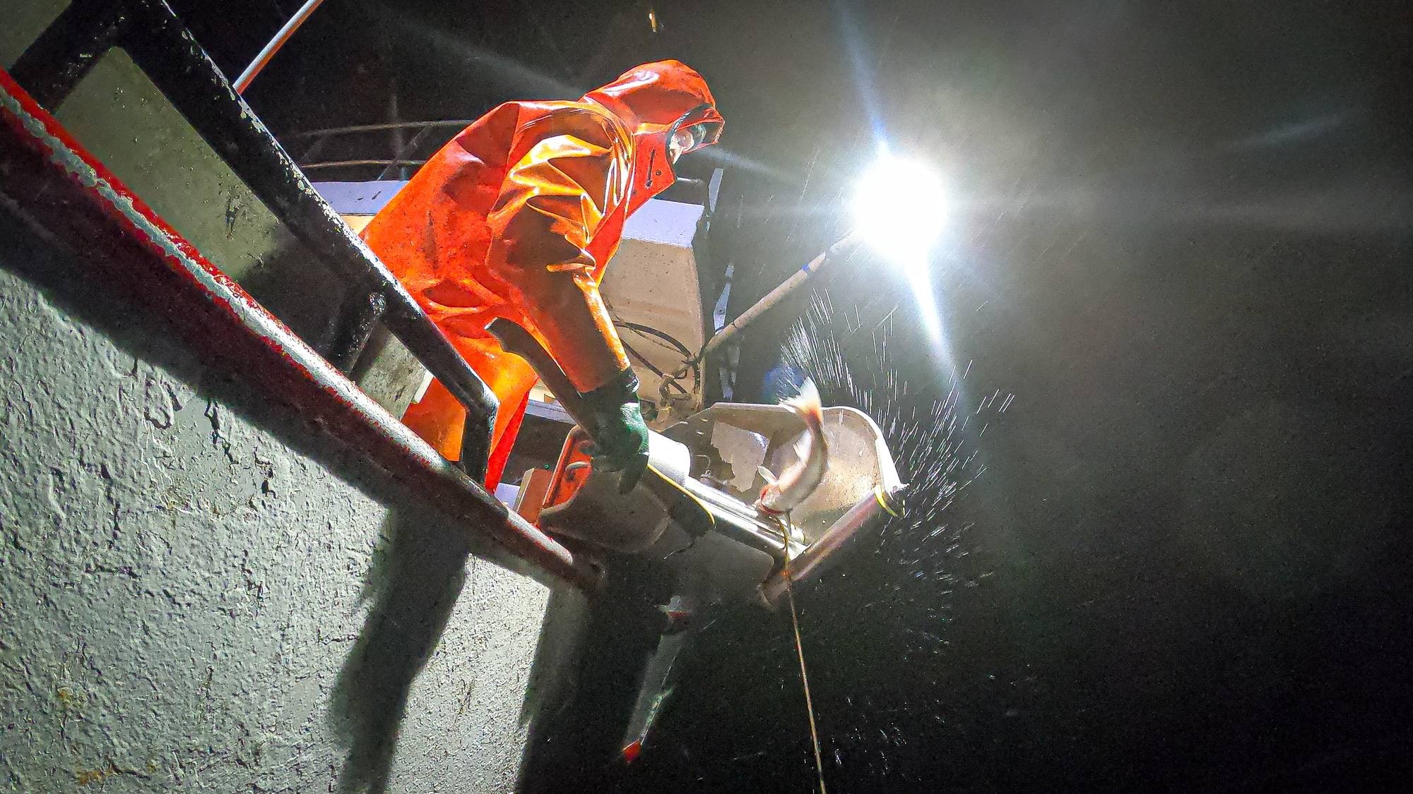 Linefiske med "Berlevågjenta"