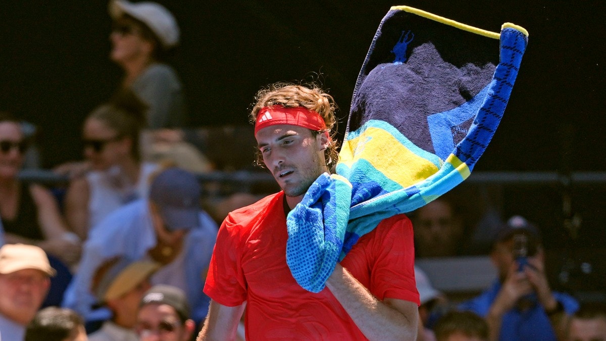 Stjernefall i Australian Open: Tsitsipas ut i 1. runde